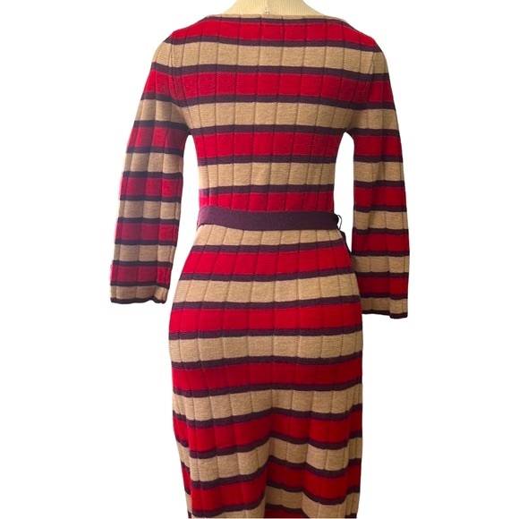 Trina Turk Striped Wool Sweater Dress,  Small - Picture 10 of 13